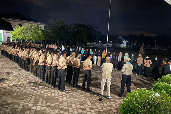 SMK N 2 Tebing TinggiPelantikan Pramuka Kacu Penggerak Bantara